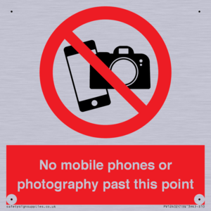 No mobile phones or photography past this point